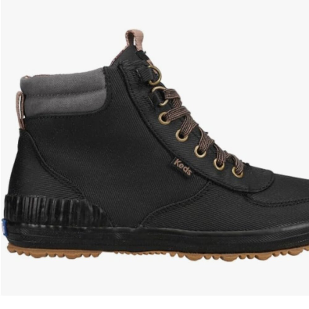 keds winter boots. Women black boots